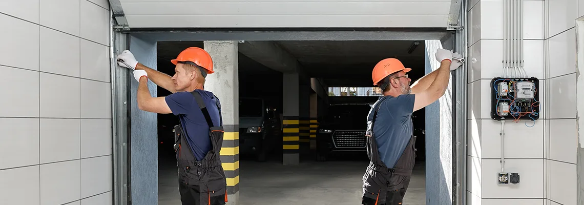 Wooden Garage Door Frame Repair in Palm Harbor